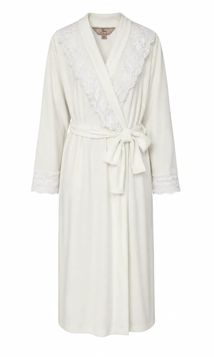 ROBE LONGO DEEP PLUSH 1026 OFF WHITE