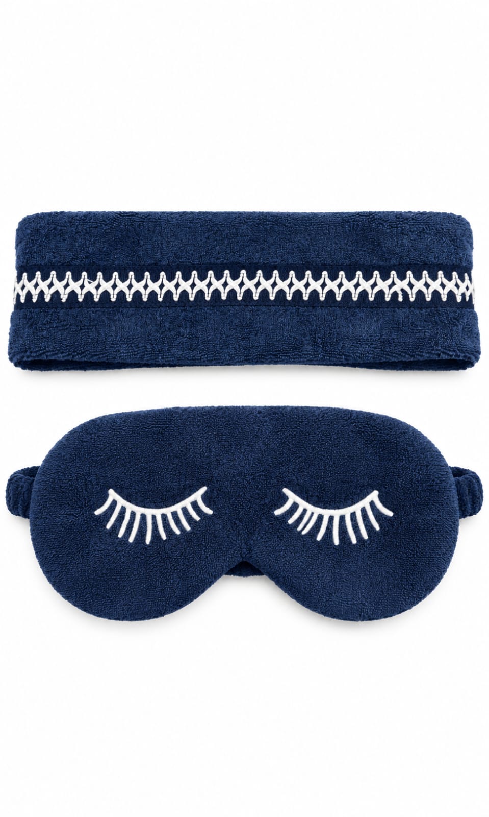 KIT FAIXA/ MASCARA ATOALHADO KLINT AZUL MARINHO