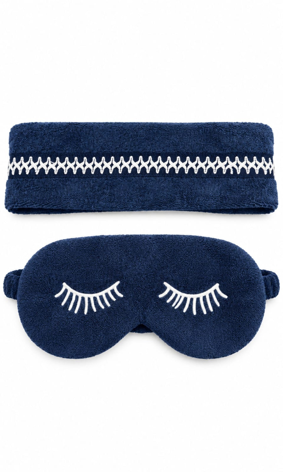 KIT FAIXA/ MASCARA ATOALHADO KLINT AZUL MARINHO