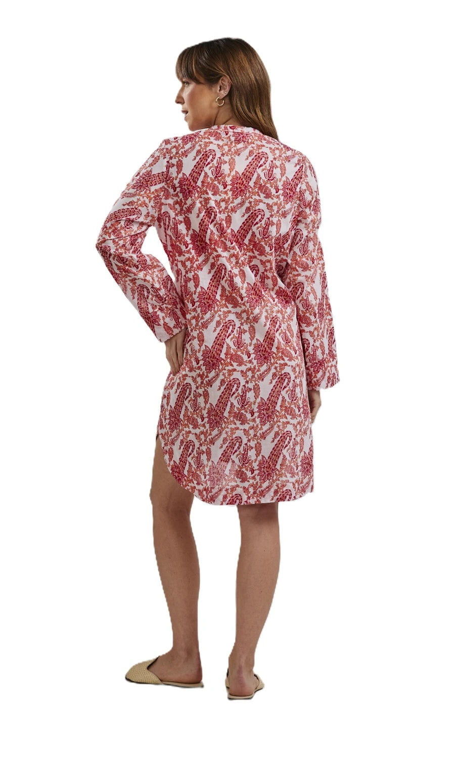 CAMISÃO CURTO CASHEMERIE VERMELHO