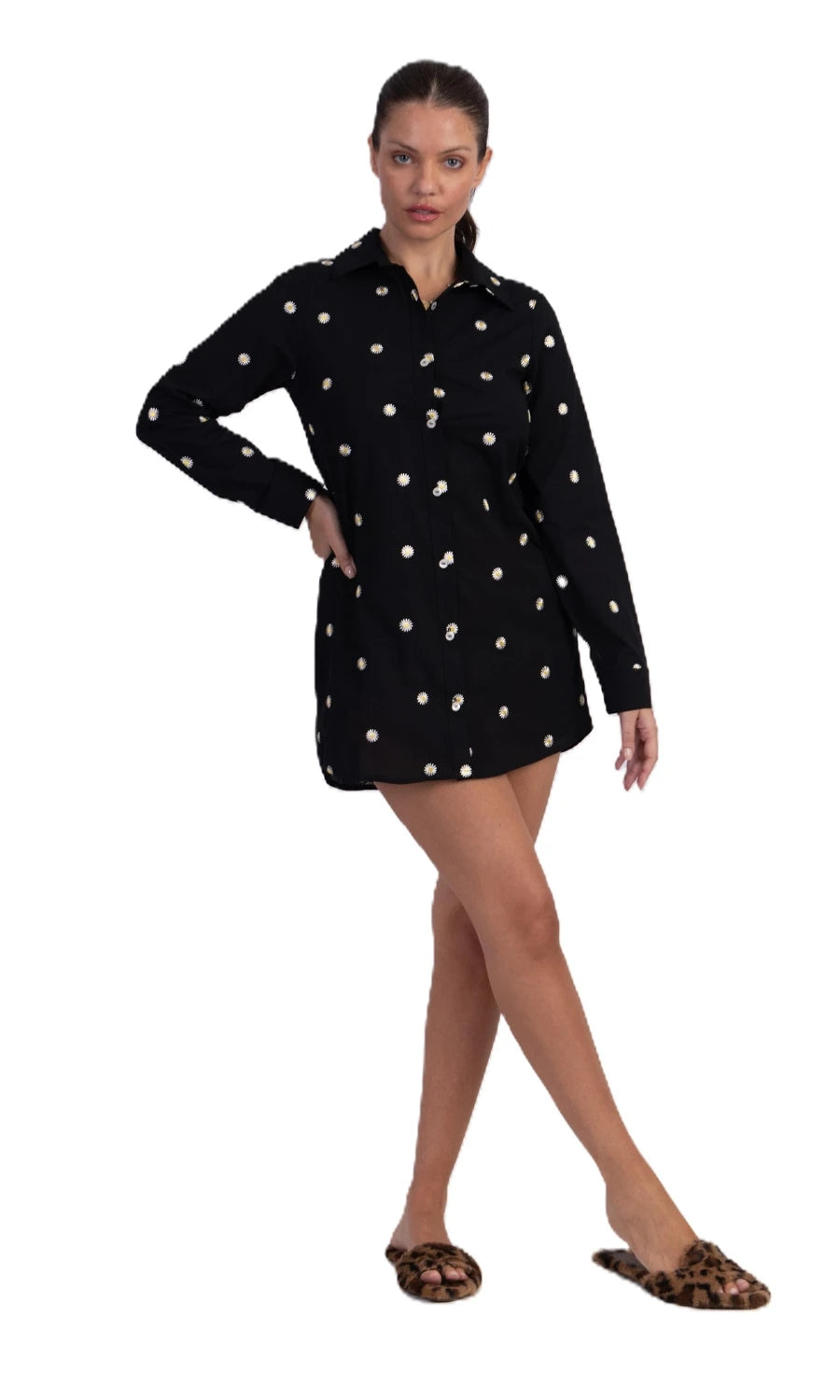 CAMISÃO CURTO DEISE PRETO
