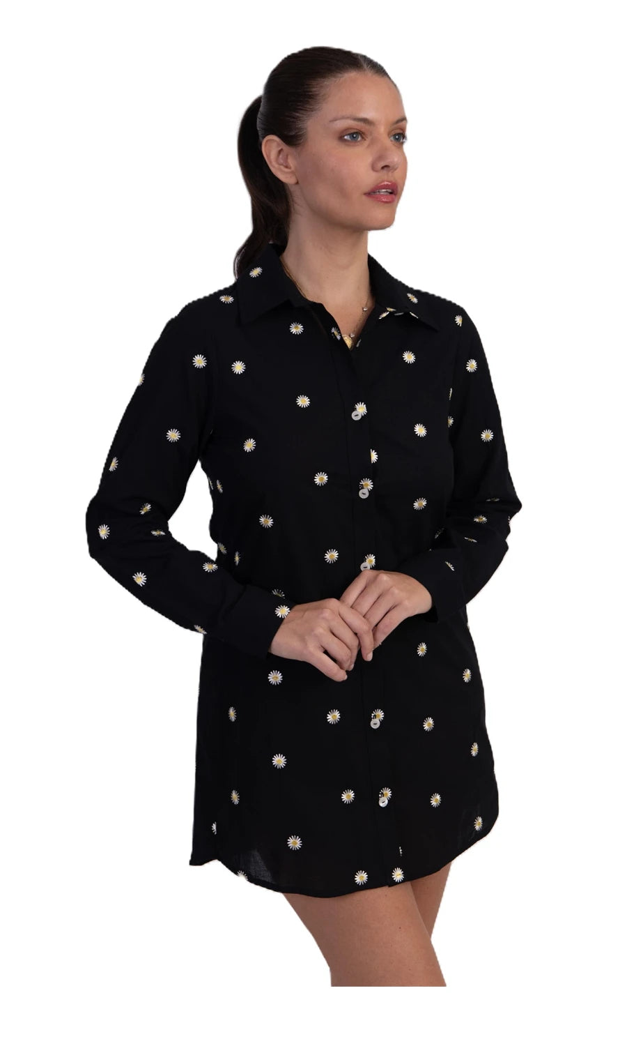CAMISÃO CURTO DEISE PRETO
