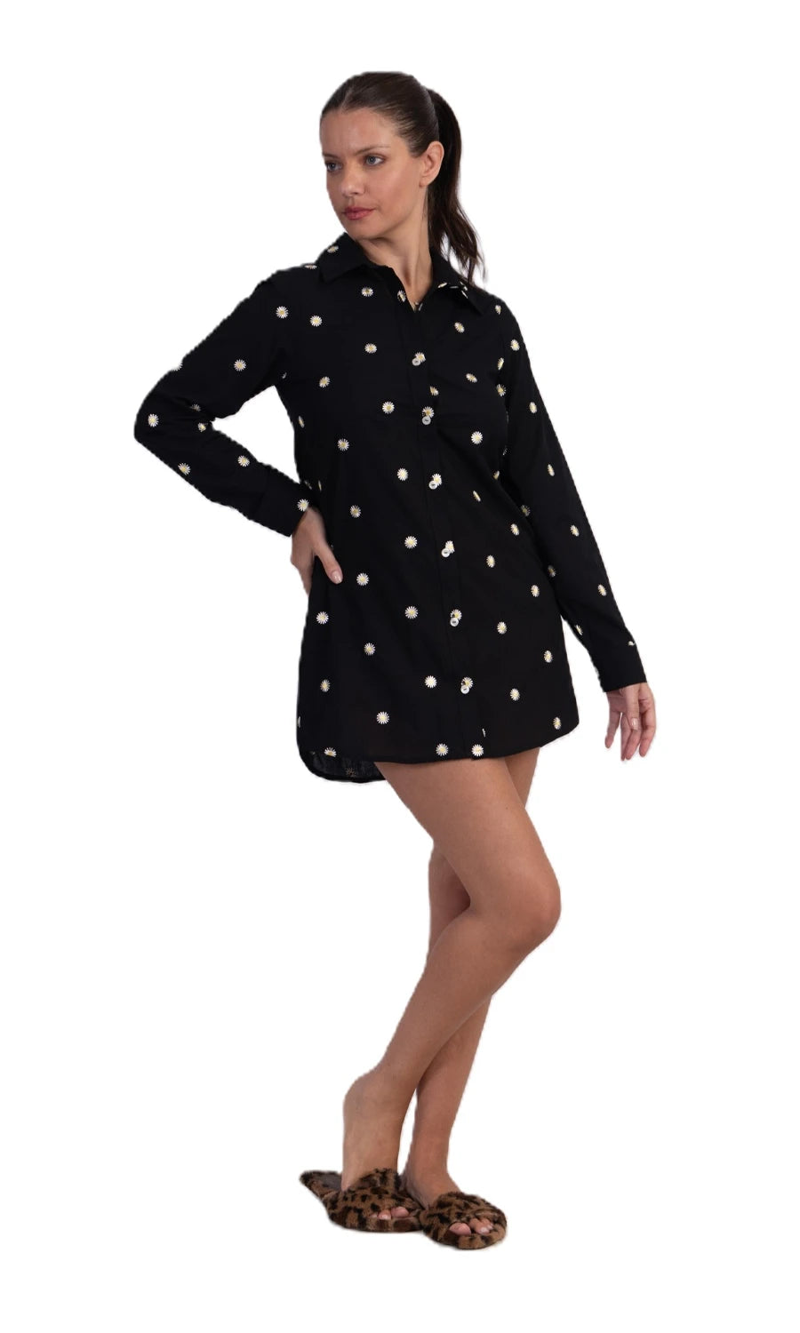 CAMISÃO CURTO DEISE PRETO
