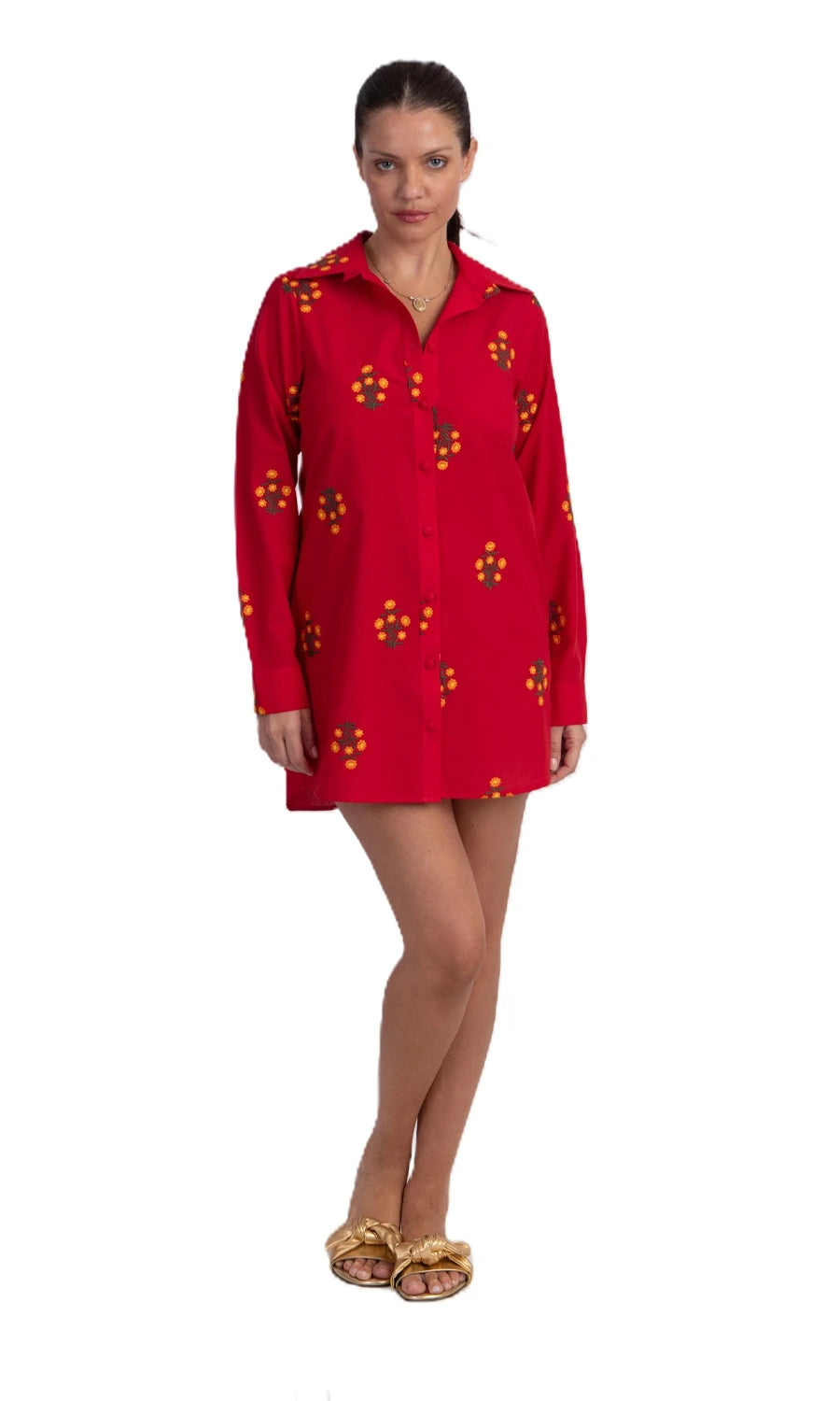 CAMISÃO CURTO DEISE VERMELHO