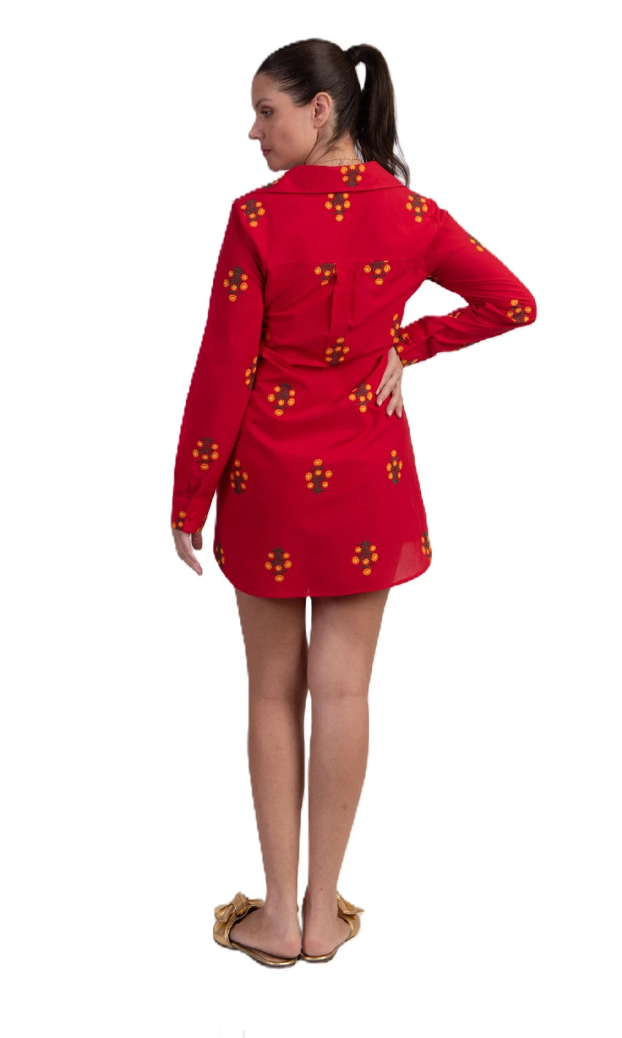 CAMISÃO CURTO DEISE VERMELHO