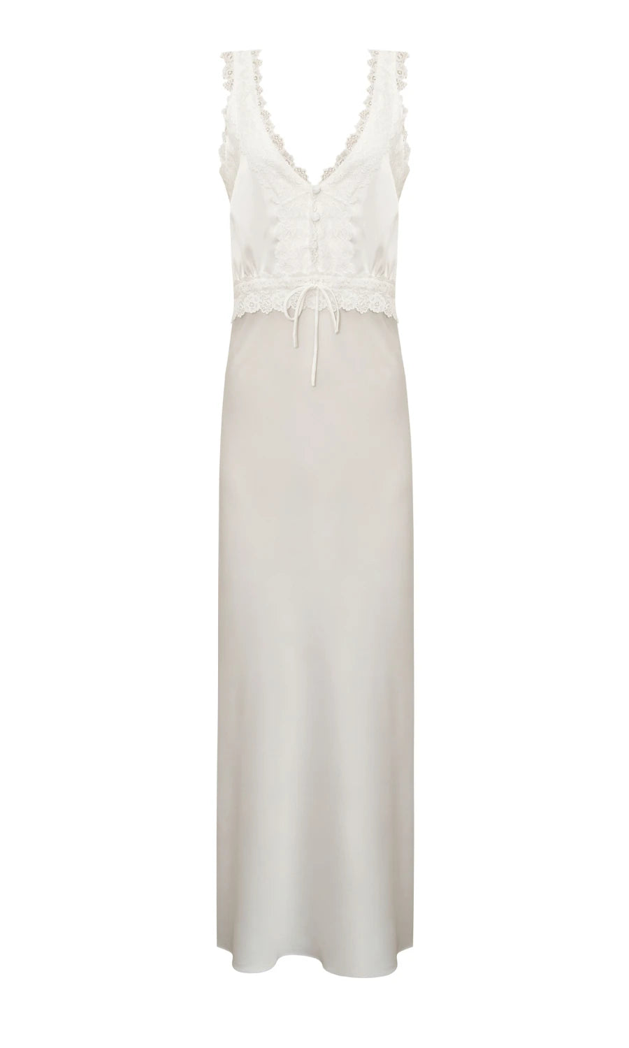 Conjunto Robe Camisola Longo New Classic Off White