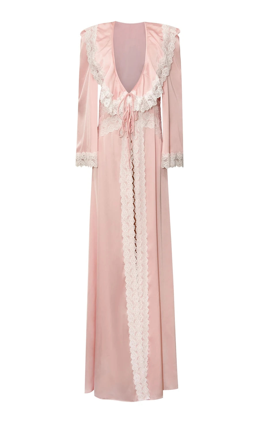 Conjunto Robe Camisola Longo New Classic Rose