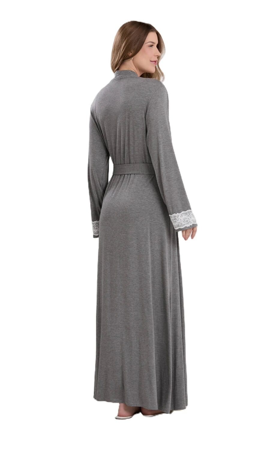 CONJUNTO ROBE E CAMISOLA NEW ETERNITE 1025 MESCLA ESCURO