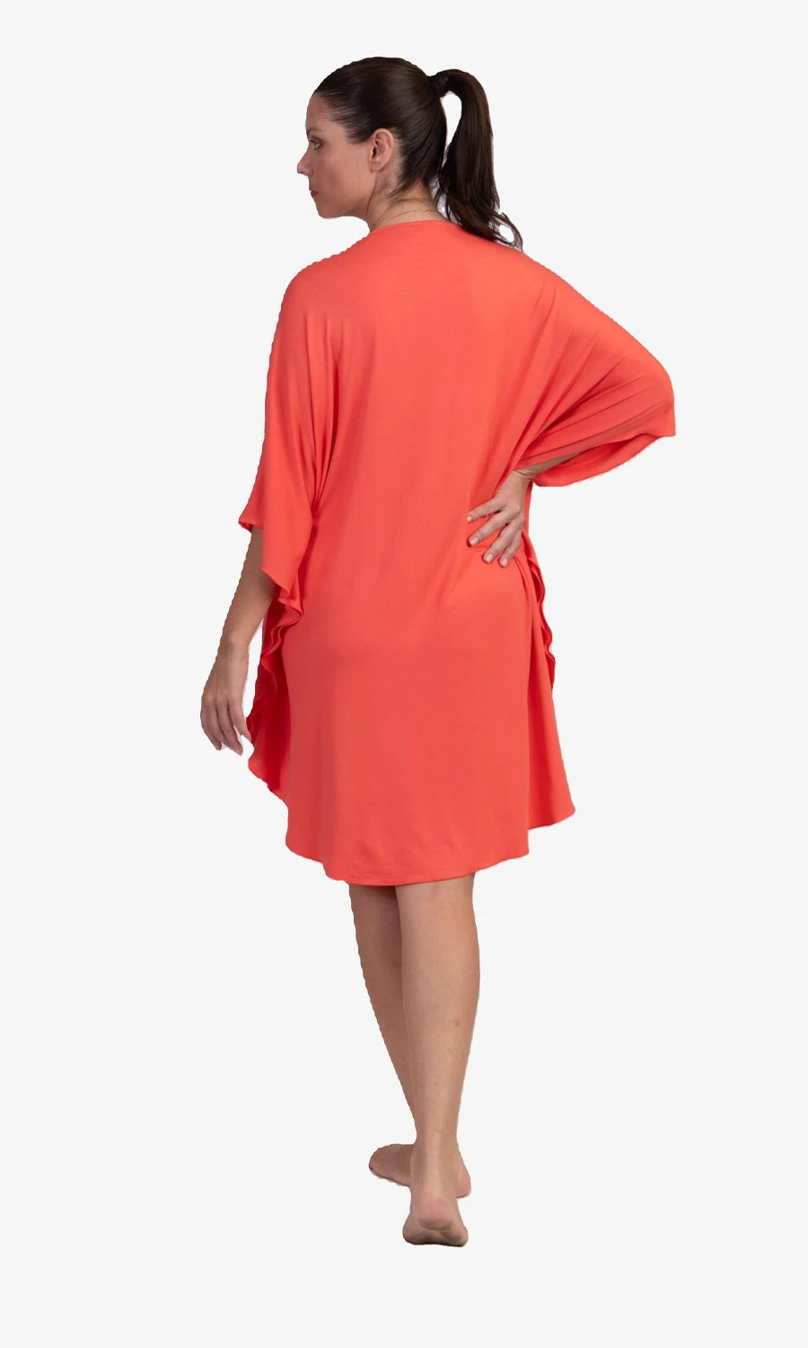 Kaftan curto Marie Coral