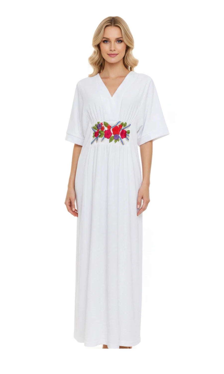 KAFTAN LONGO ATOALHADO KLINT 1025 BRANCO