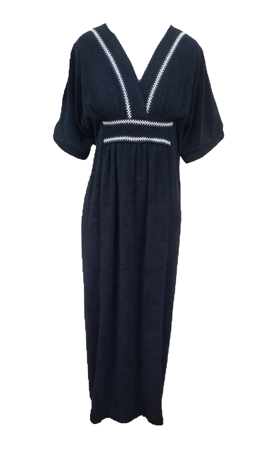 KAFTAN LONGO ATOALHADO KLINT 1025 PRETO