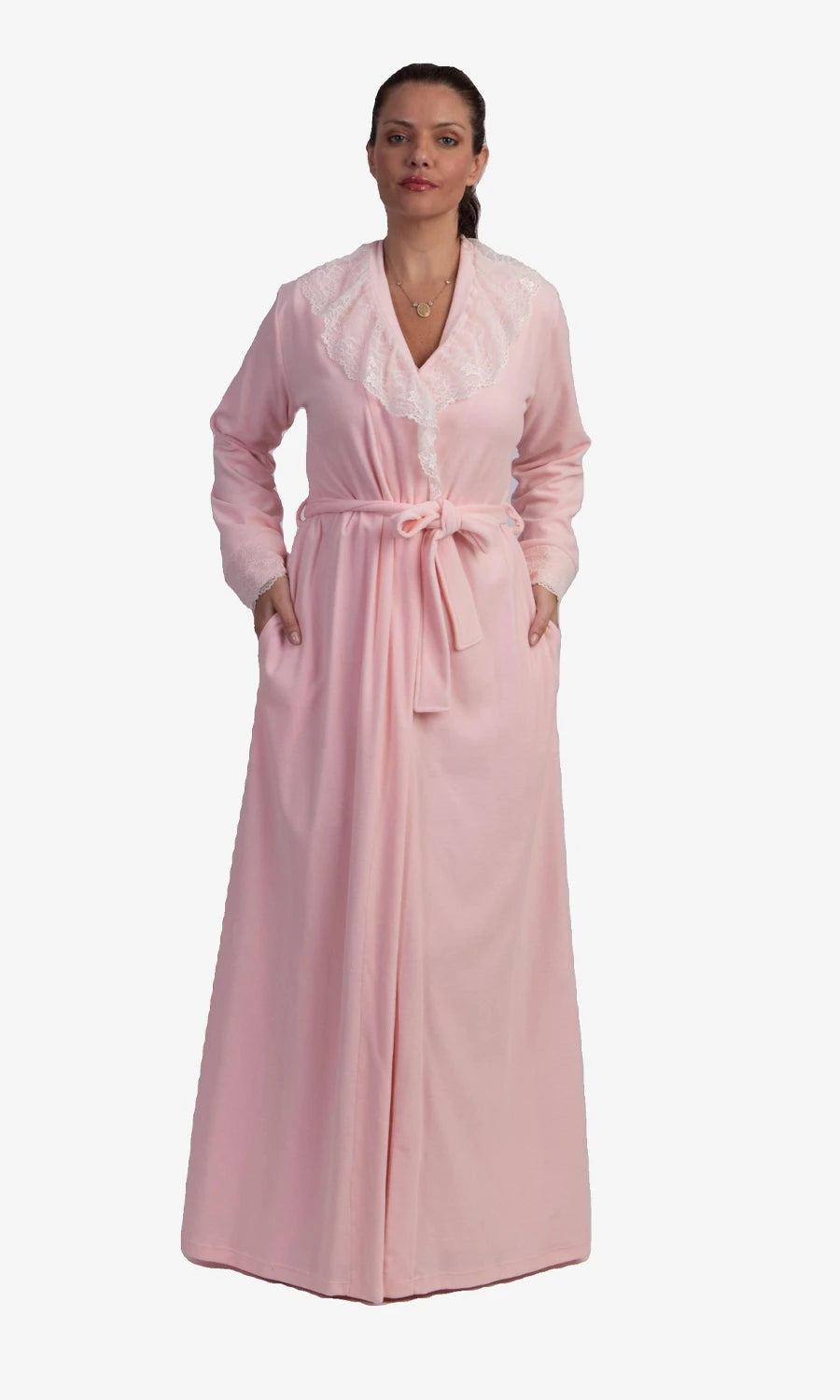 Robe Longo Flix Plush Rosa