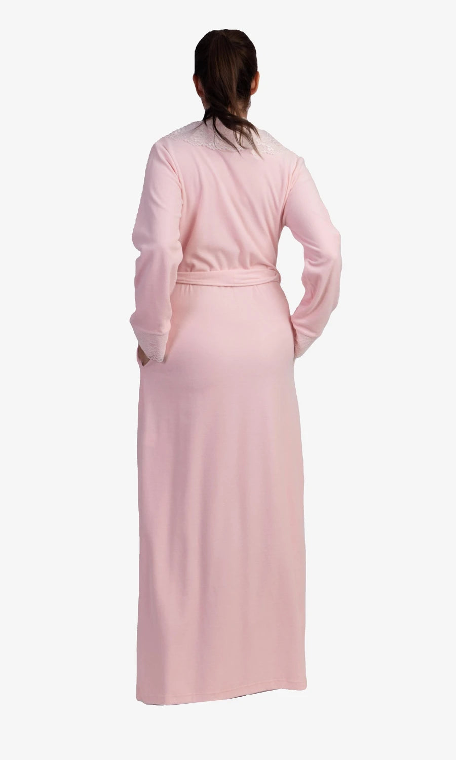 Robe Longo Flix Plush Rosa