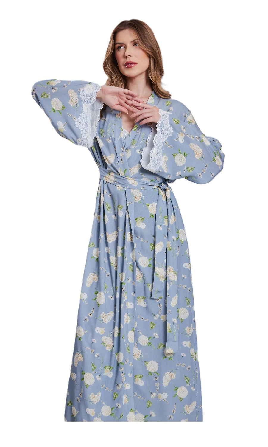ROBE LONGO IRIS AZUL CARIBE