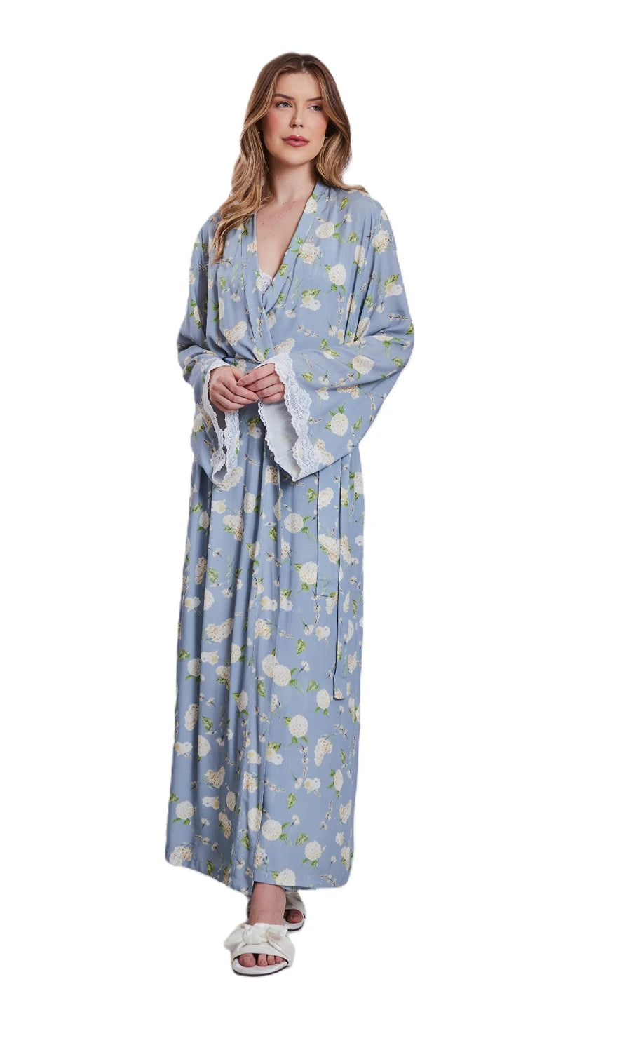 ROBE LONGO IRIS AZUL CARIBE