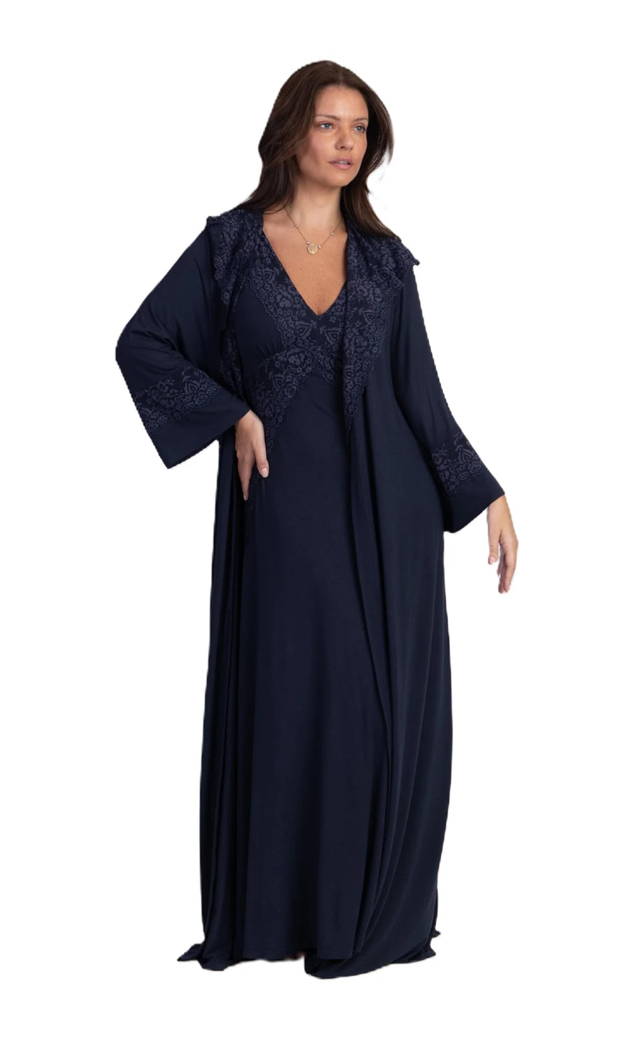 ROBE LONGO OUR LINE AZUL MARINHO