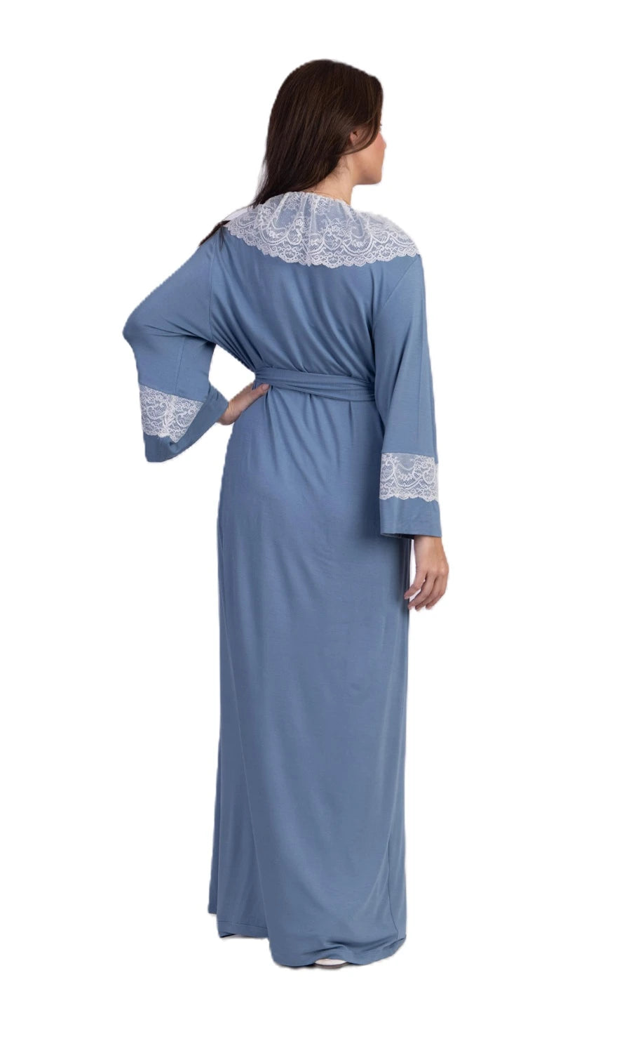 ROBE LONGO OUR LINE AZUL PORCELANA