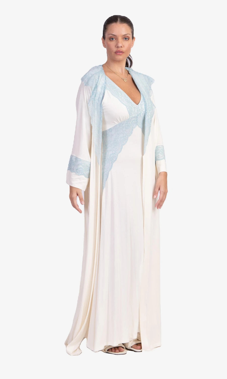 ROBE LONGO OUR LINE OFF WHITE