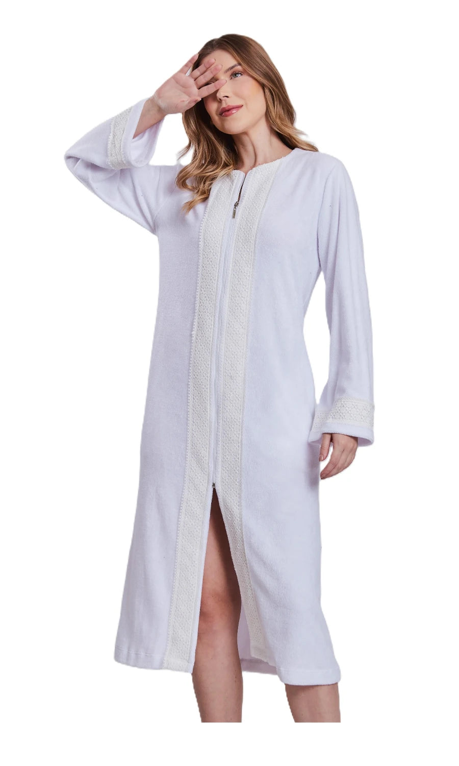 ROBE MIDI ATOALHADO KLINT 1025 BRANCO